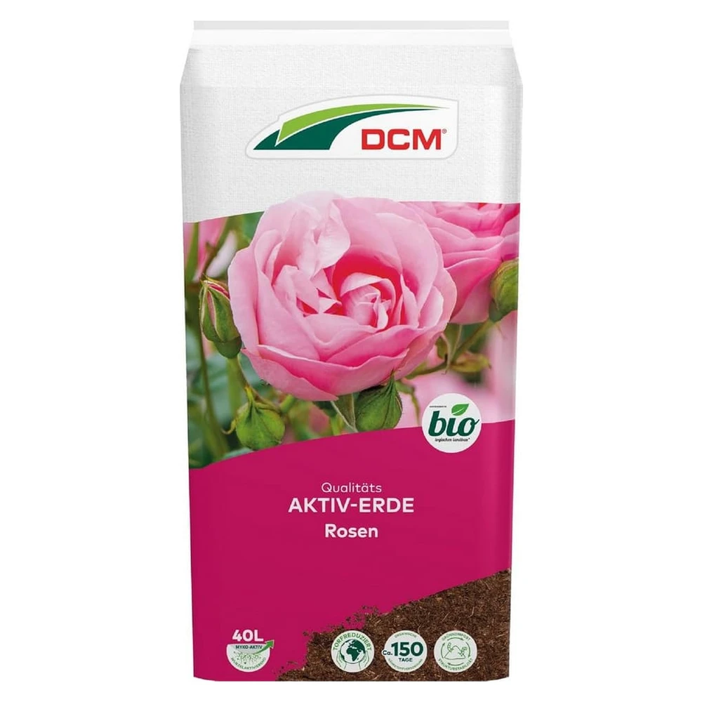 Cuxin DCM Aktiv-Erde Rosenerde, 40 Liter, mit Mykorrhiza-Pilzen
