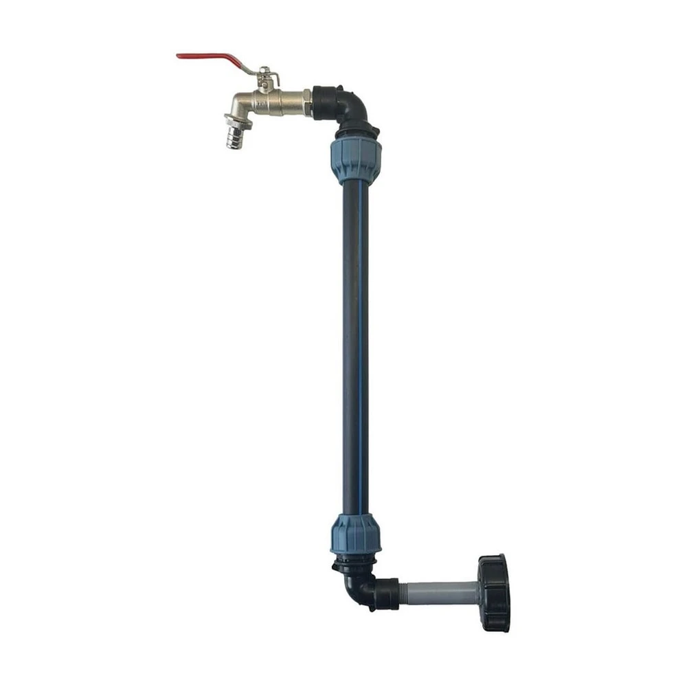 STEMAX-Wassertechnik IBC Schwanenhals Auslaufhahn 3/4", Schwerkraftsystem