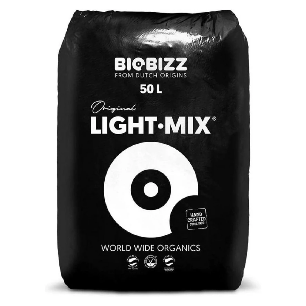 Biobizz Light-Mix Pflanzerde, 50L, optimale Drainage, mittlerer EC-Wert